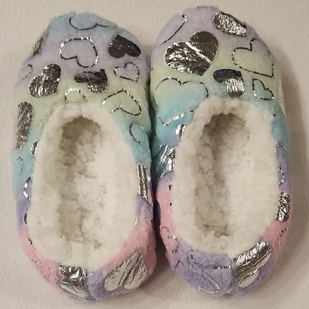 Colorful Heart Kids Slippers CLEARANCE